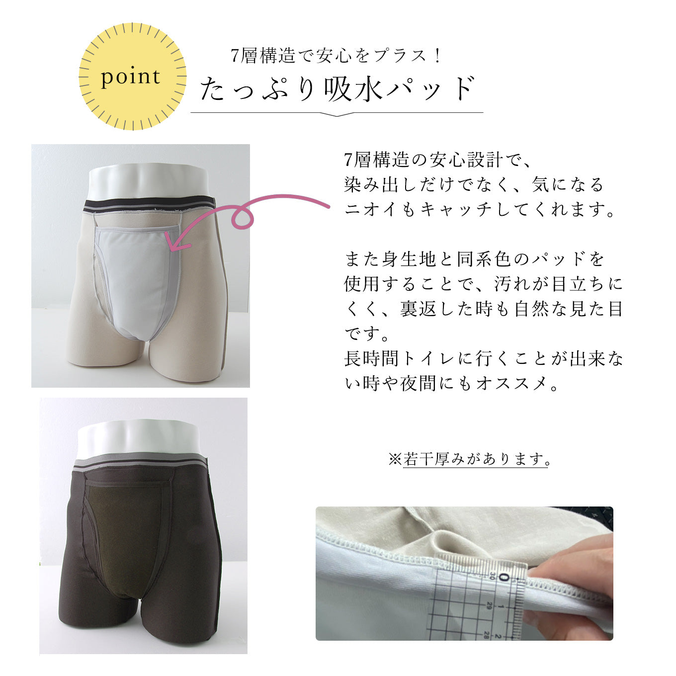 【130cc】お試し!スーパーさらりん男性用 1枚単品 日本製《送料無料》