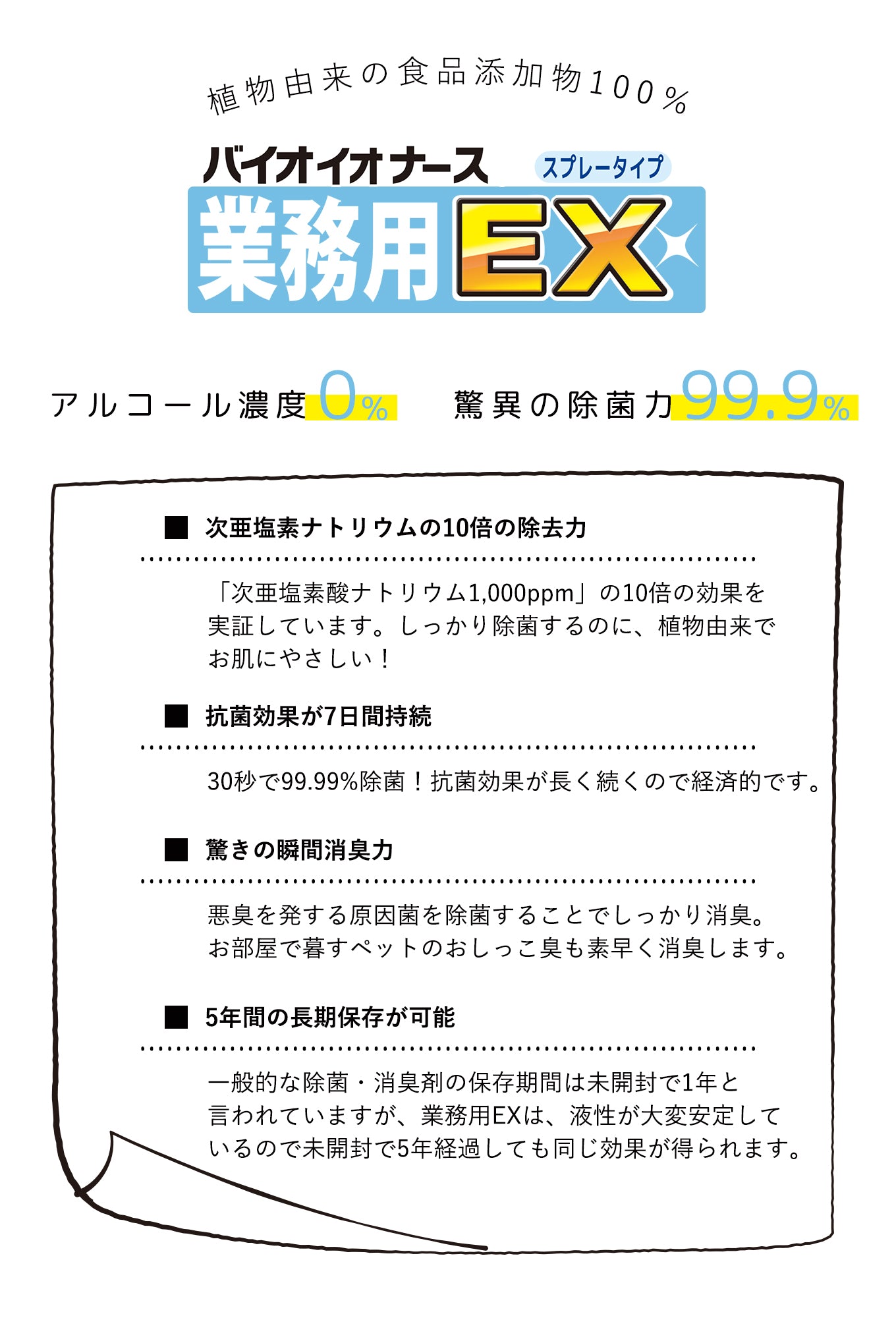 【日本製】除菌 消臭スプレー 業務用EX500ml ノンアルコール《送料無料》