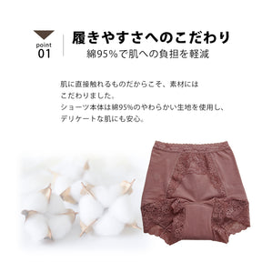 【40cc】華やぎライフショーツ(単品)　送料無料