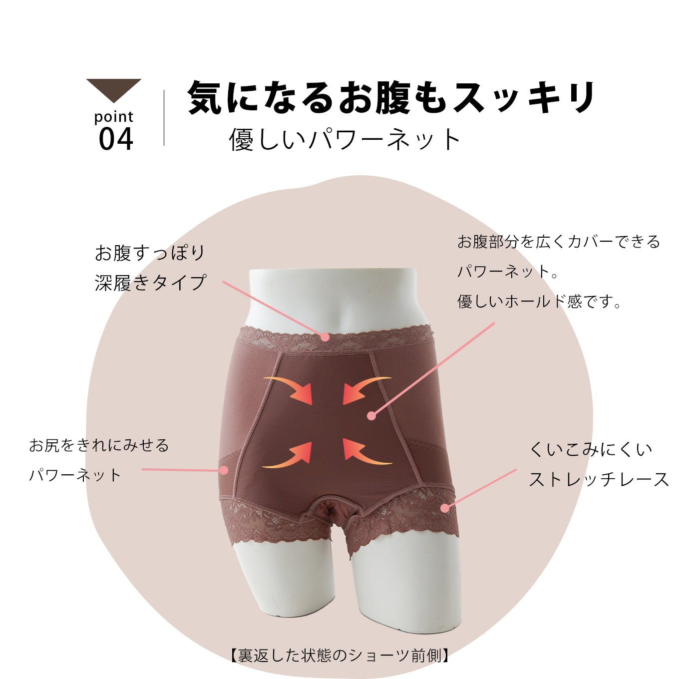 40cc】華やぎライフショーツ(単品) 送料無料